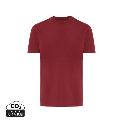 Picture of IQONIQ BRETT RECYCLED COTTON TEE SHIRT in Burgundy