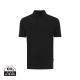 Picture of IQONIQ YOSEMITE RECYCLED COTTON PIQUE POLO in Black