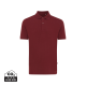Picture of IQONIQ YOSEMITE RECYCLED COTTON PIQUE POLO in Burgundy