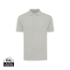 Picture of IQONIQ YOSEMITE RECYCLED COTTON PIQUE POLO in Heather Grey