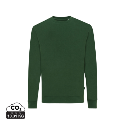 Picture of IQONIQ ZION RECYCLED COTTON CREW NECK in Forest Green.