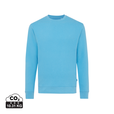 Picture of IQONIQ ZION RECYCLED COTTON CREW NECK in Tranquil Blue.