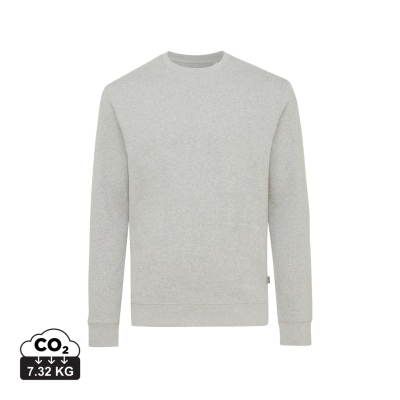 Picture of IQONIQ DENALI RECYCLED COTTON CREW NECK UNDYED in Heather Grey.