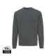 Picture of IQONIQ DENALI RECYCLED COTTON CREW NECK UNDYED in Heather Anthracite Grey