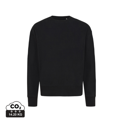 Picture of IQONIQ KRUGER RELAXED RECYCLED COTTON CREW NECK in Black
