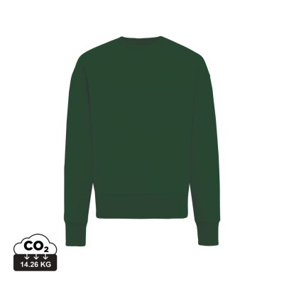 Picture of IQONIQ KRUGER RELAXED RECYCLED COTTON CREW NECK in Forest Green