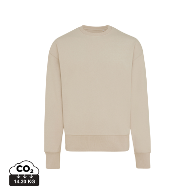 Picture of IQONIQ KRUGER RELAXED RECYCLED COTTON CREW NECK in Desert.