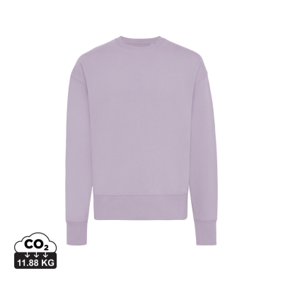 Picture of IQONIQ KRUGER RELAXED RECYCLED COTTON CREW NECK in Lavender