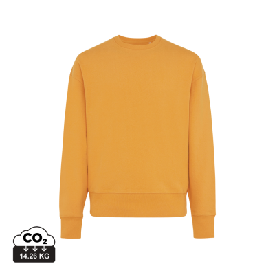 Picture of IQONIQ KRUGER RELAXED RECYCLED COTTON CREW NECK in Sundial Orange