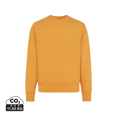 Picture of IQONIQ KRUGER RELAXED RECYCLED COTTON CREW NECK in Sundial Orange.