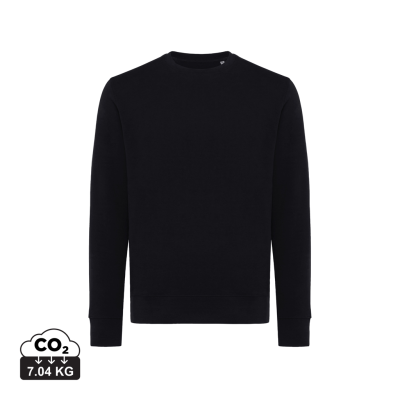 Picture of IQONIQ ETOSHA LIGHTWEIGHT RECYCLED COTTON CREW NECK in Black