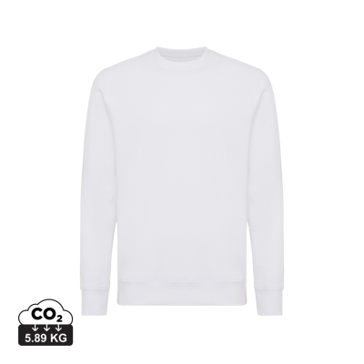 Picture of IQONIQ ETOSHA LIGHTWEIGHT RECYCLED COTTON CREW NECK in White.