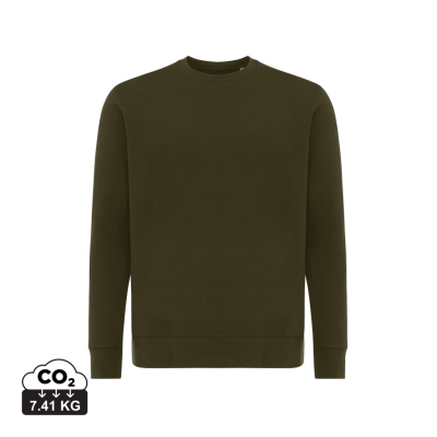 Picture of IQONIQ ETOSHA LIGHTWEIGHT RECYCLED COTTON CREW NECK in Khaki.