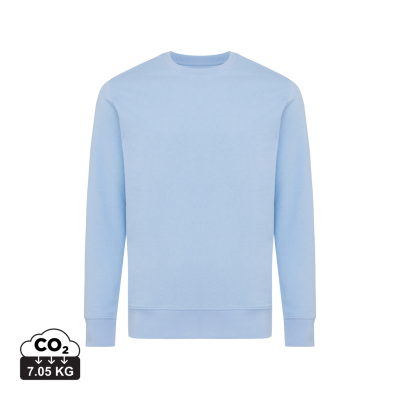 Picture of IQONIQ ETOSHA LIGHTWEIGHT RECYCLED COTTON CREW NECK in Light Blue