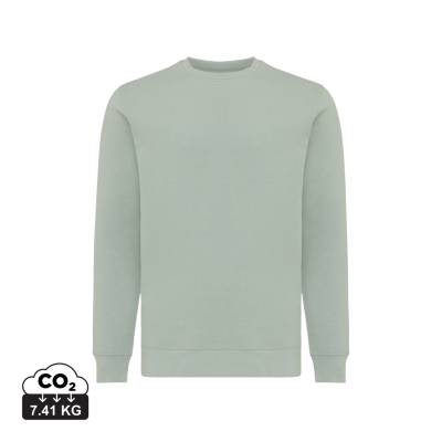 Picture of IQONIQ ETOSHA LIGHTWEIGHT RECYCLED COTTON CREW NECK in Iceberg Green.