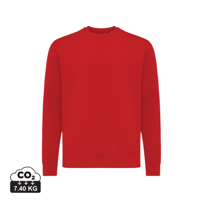 Picture of IQONIQ ETOSHA LIGHTWEIGHT RECYCLED COTTON CREW NECK in Red