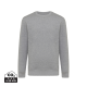 Picture of IQONIQ ETOSHA LIGHTWEIGHT RECYCLED COTTON CREW NECK in Light Heather Anthracite Grey
