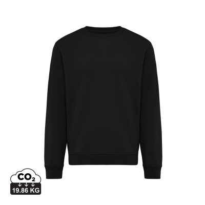 Picture of IQONIQ TORLA RECYCLED COTTON CREW NECK in Black