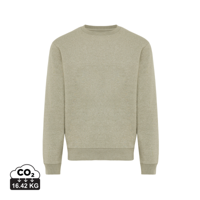 Picture of IQONIQ TORLA RECYCLED COTTON CREW NECK in Light Heather Green
