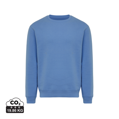 Picture of IQONIQ TORLA RECYCLED COTTON CREW NECK in Moon Blue