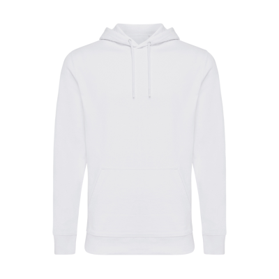 Picture of IQONIQ JASPER RECYCLED COTTON HOODED HOODY in White