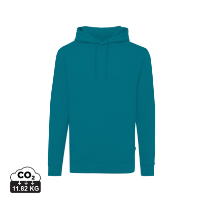 Picture of IQONIQ JASPER RECYCLED COTTON HOODED HOODY in Verdigris