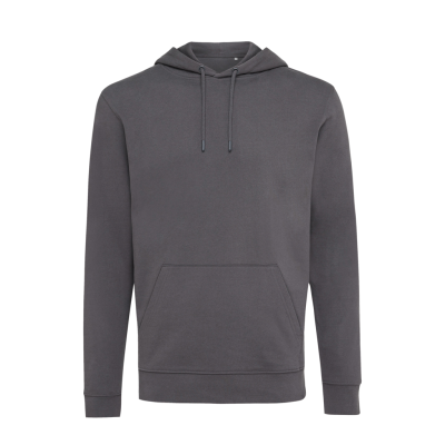 Picture of IQONIQ JASPER RECYCLED COTTON HOODED HOODY in Anthracite