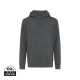 Picture of IQONIQ TORRES RECYCLED COTTON HOODED HOODY UNDYED in Heather Anthracite Grey