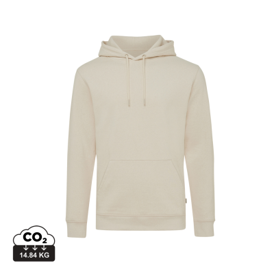 Picture of IQONIQ TORRES RECYCLED COTTON HOODED HOODY UNDYED in Natural Raw.