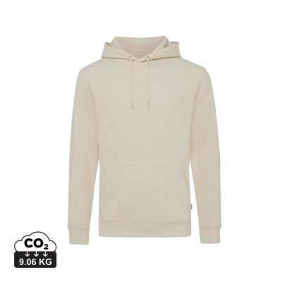 Picture of IQONIQ TORRES RECYCLED COTTON HOODED HOODY UNDYED in Natural Raw.