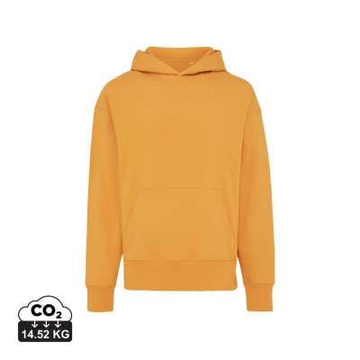 Picture of IQONIQ YOHO RECYCLED COTTON RELAXED HOODED HOODY in Sundial Orange