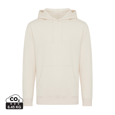 Picture of IQONIQ RILA LIGHTWEIGHT RECYCLED COTTON HOODED HOODY in Natural Raw.
