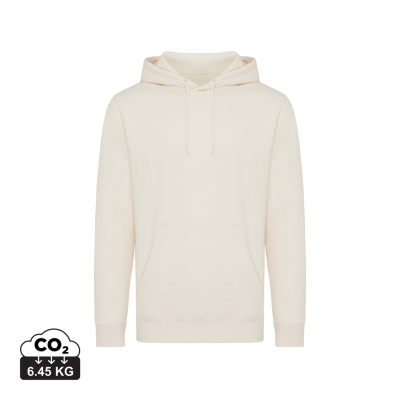 Picture of IQONIQ RILA LIGHTWEIGHT RECYCLED COTTON HOODED HOODY in Natural Raw.