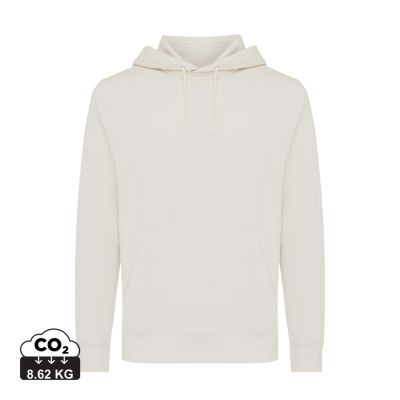 Picture of IQONIQ RILA LIGHTWEIGHT RECYCLED COTTON HOODED HOODY in Ivory White.