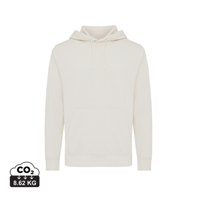 Picture of IQONIQ RILA LIGHTWEIGHT RECYCLED COTTON HOODED HOODY in Ivory White