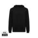 Picture of IQONIQ YENGO RECYCLED COTTON HOODED HOODY with Sidepockets in Black