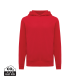 Picture of IQONIQ YENGO RECYCLED COTTON HOODED HOODY with Sidepockets in Red