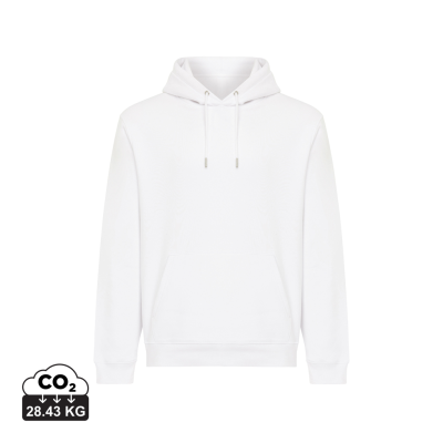 Picture of IQONIQ JOSHUA RECYCLED COTTON HOODED HOODY in Recycled White