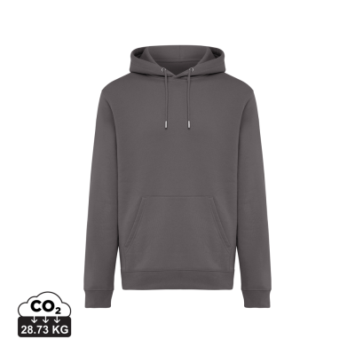 Picture of IQONIQ JOSHUA RECYCLED COTTON HOODED HOODY in Anthracite Grey