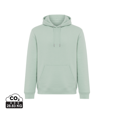 Picture of IQONIQ JOSHUA RECYCLED COTTON HOODED HOODY in Iceberg Green