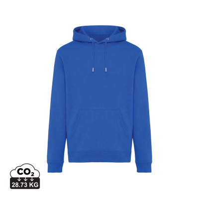 Picture of IQONIQ JOSHUA RECYCLED COTTON HOODED HOODY in Royal Blue