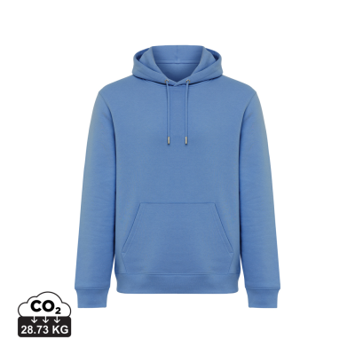 Picture of IQONIQ JOSHUA RECYCLED COTTON HOODED HOODY in Moon Blue