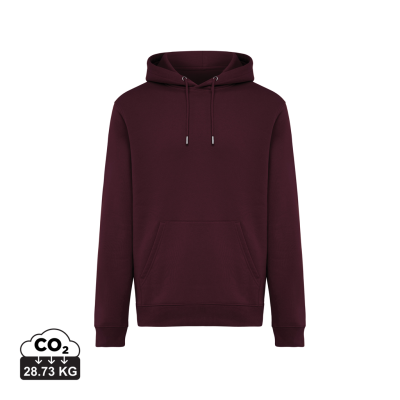 Picture of IQONIQ JOSHUA RECYCLED COTTON HOODED HOODY in Merlot