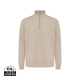 Picture of IQONIQ ELGON RECYCLED COTTON QUARTER ZIP SWEATER in Desert