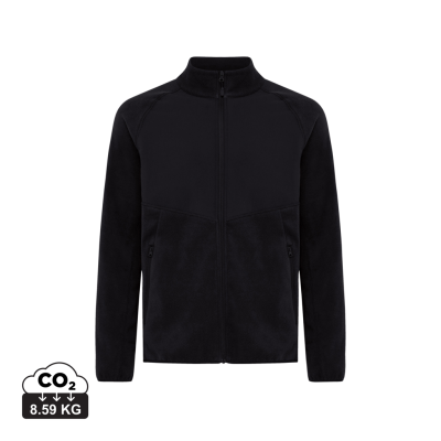 Picture of IQONIQ TALUNG RECYCLED POLYESTER MICROFLEECE ZIP THROUGH in Black