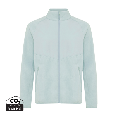Picture of IQONIQ TALUNG RECYCLED POLYESTER MICROFLEECE ZIP THROUGH in Iceberg Green.