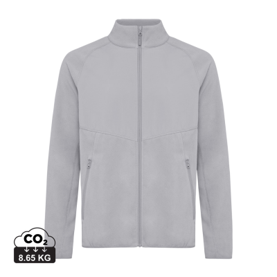 Picture of IQONIQ TALUNG RECYCLED POLYESTER MICROFLEECE ZIP THROUGH in Storm Grey.