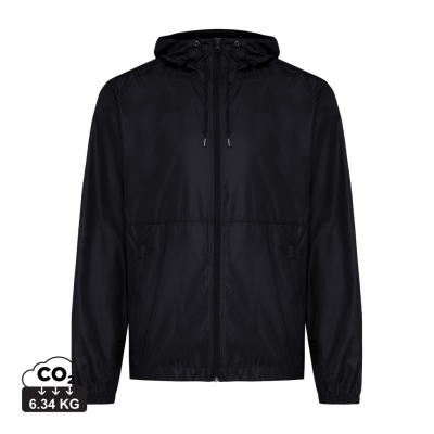 Picture of IQONIQ LOGAN RECYCLED POLYESTER LIGHTWEIGHT JACKET in Black.