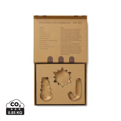 Picture of VINGA CLASSIC COOKIE CUTTER 3-PIECE SET in Grey.