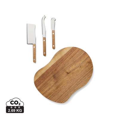 Picture of VINGA VEIA CHEESE SET in Brown